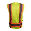 Safety Vest with 6 Pockets Reflective Vest High Visibility Work Wear Vest